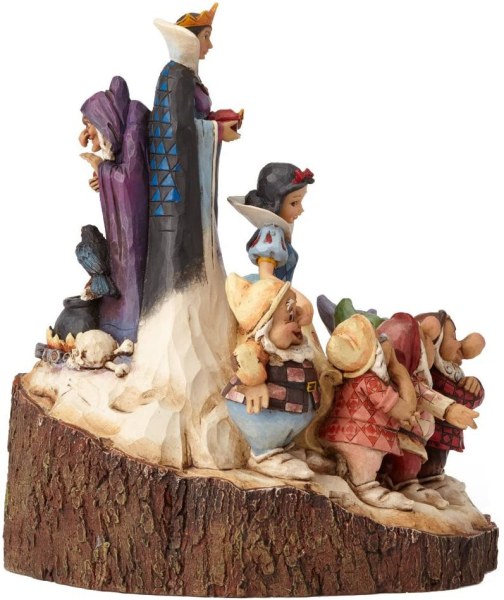 WOOD CARVED BIANCANEVE DISNEY TRADITIONS