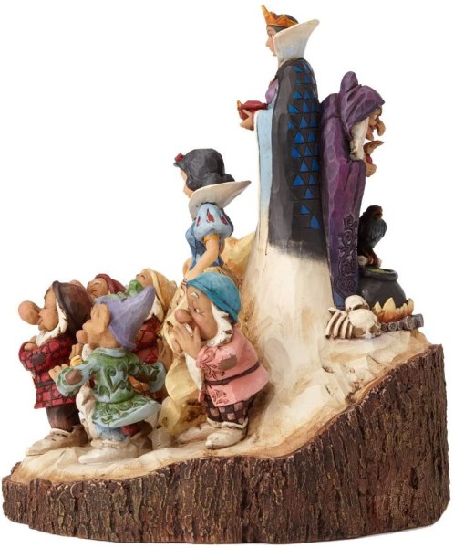 WOOD CARVED BIANCANEVE DISNEY TRADITIONS