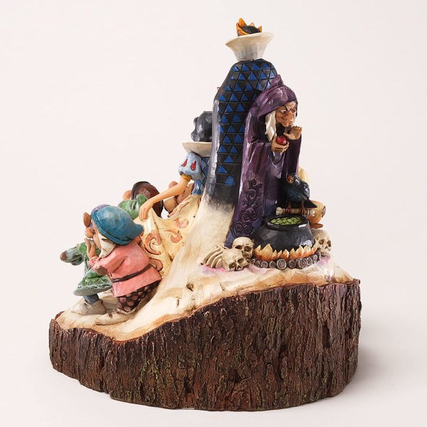 WOOD CARVED BIANCANEVE DISNEY TRADITIONS