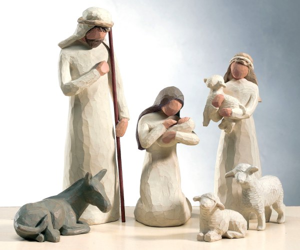 STATUETTE NATIVITA' PRESEPE WILLOW TREE 