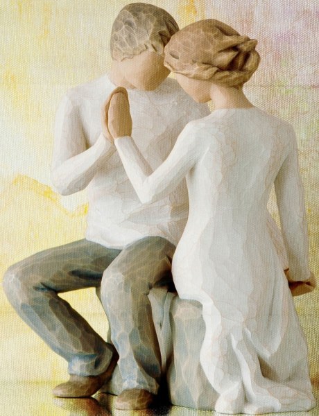 STATUETTA WILLOW TREE VICINO A TE