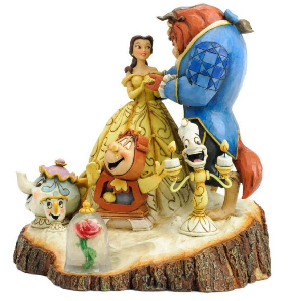 LA BELLA E LA BESTIA DISNEY TRADITIONS JIM SHORE
