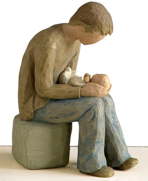 STATUETTA WILLOW TREE NUOVO PAPA'