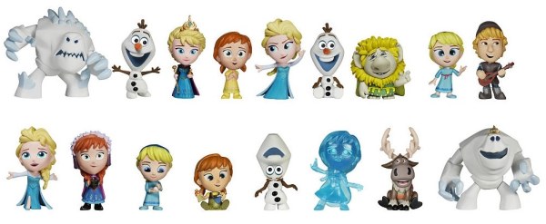 FROZEN DISNEY MYSTERY MINI SERIE 12 PEZZI