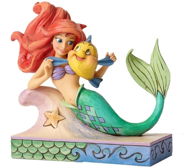 ARIEL LA SIRENETTA E FLOUNDER DISNEY TRADITIONS