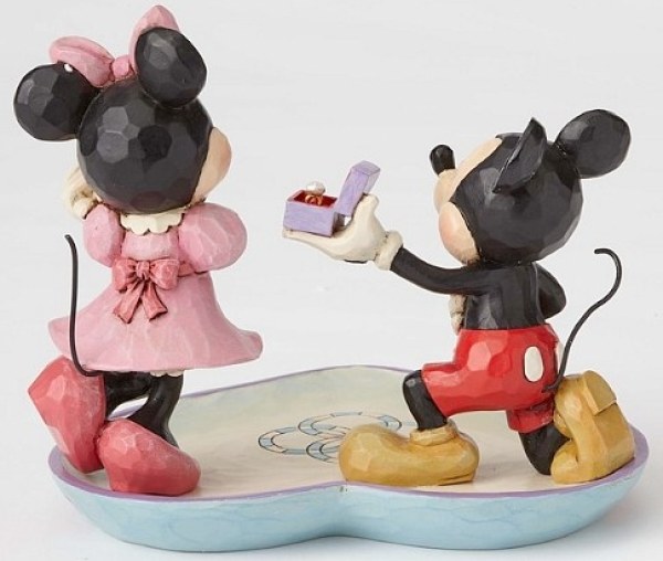 TOPOLINO MINNIE E L'ANELLO DI FIDANZAMENTO DISNEY TRADITIONS