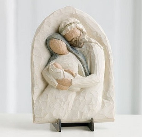 PLACCA DA APPENDERE SANTA FAMIGLIA WILLOW TREE