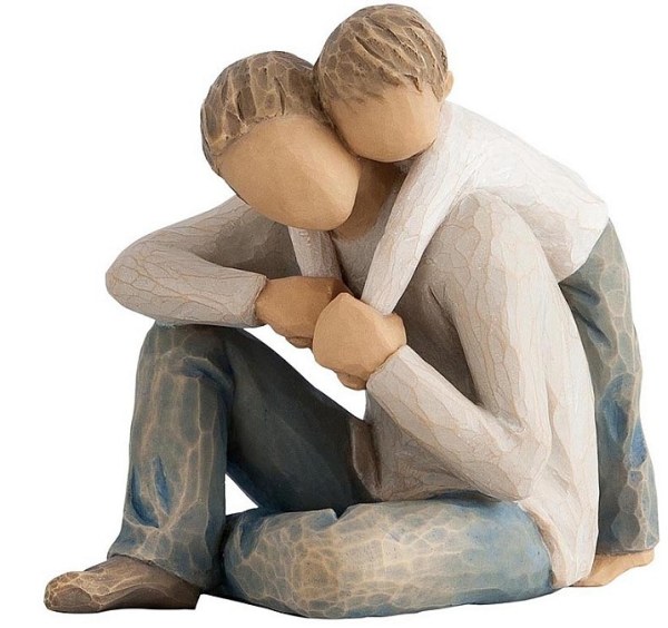 "É IL MIO PAPÀ" STATUINA WILLOW TREE SUSAN LORDI