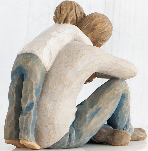 "É IL MIO PAPÀ" STATUINA WILLOW TREE SUSAN LORDI
