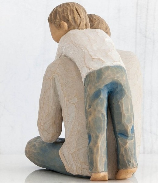 "É IL MIO PAPÀ" STATUINA WILLOW TREE SUSAN LORDI