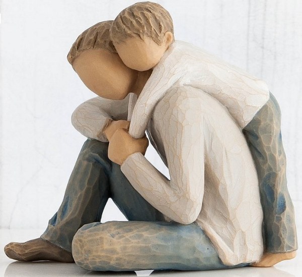 "É IL MIO PAPÀ" STATUINA WILLOW TREE SUSAN LORDI