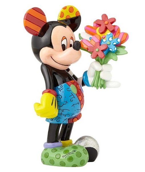 TOPOLINO CON MAZZO DI FIORI DISNEY BRITTO
