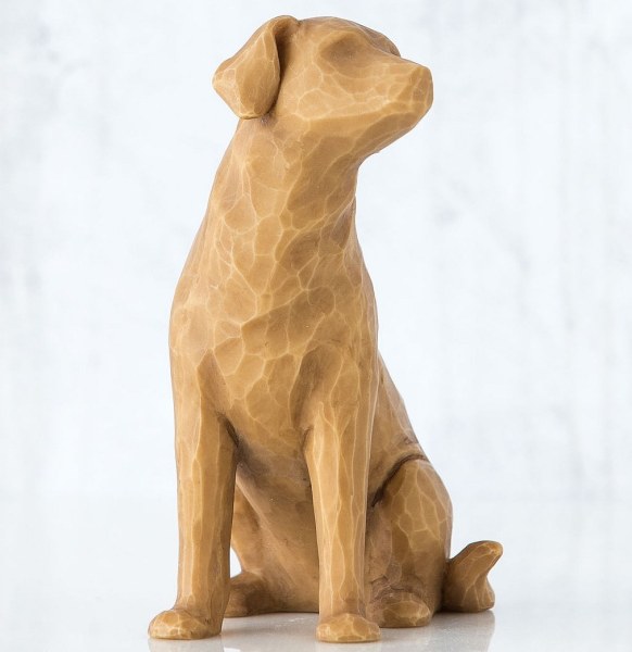 STATUINA WILLOW TREE AMO IL MIO CANE (VERSIONE CHIARA)