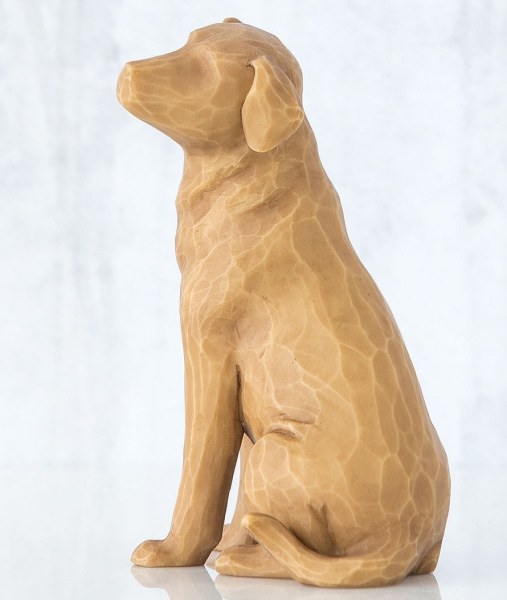 STATUINA WILLOW TREE AMO IL MIO CANE (VERSIONE CHIARA)