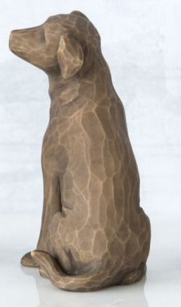 STATUINA WILLOW TREE AMO IL MIO CANE (VERSIONE SCURA)