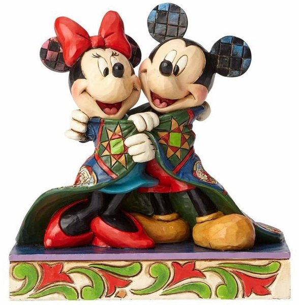 TOPOLINO E MINNIE SOTTO LA COPERTA DI NATALE DISNEY TRADITIONS
