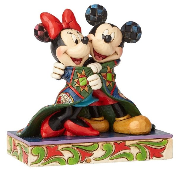 TOPOLINO E MINNIE SOTTO LA COPERTA DI NATALE DISNEY TRADITIONS