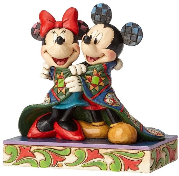 TOPOLINO E MINNIE SOTTO LA COPERTA DI NATALE DISNEY TRADITIONS