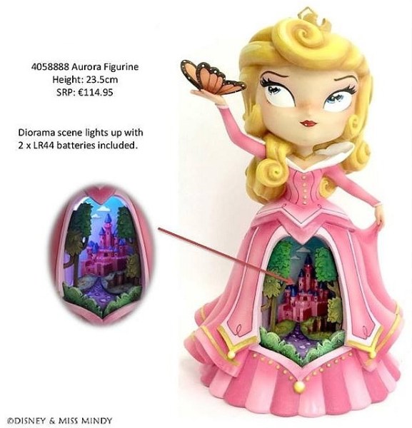 AURORA STATUINA LUMINOSA MISS MINDY DISNEY