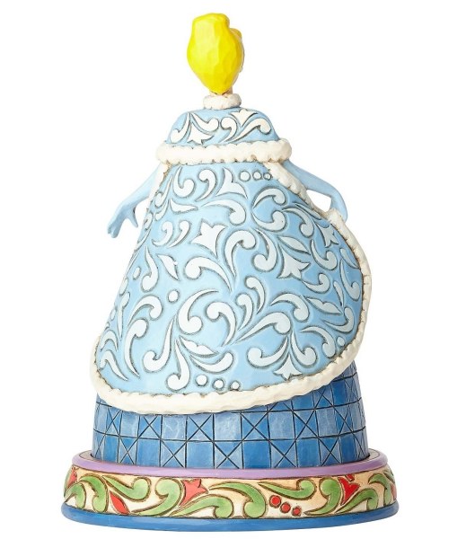STATUINA DI NATALE CENERENTOLA CON JACK E GUS DISNEY TRADITIONS