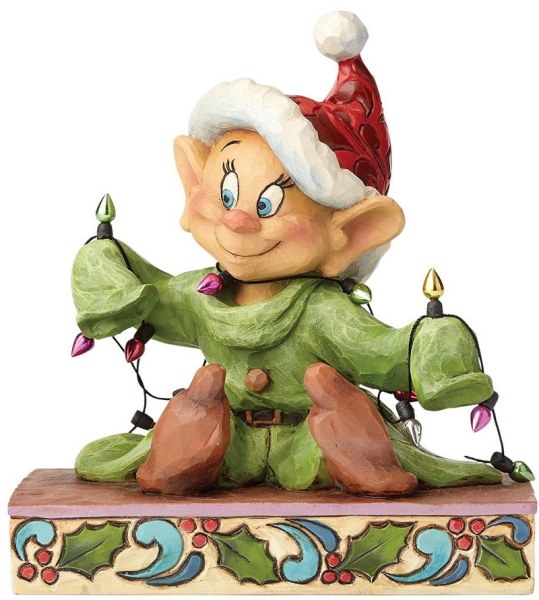 CUCCIOLO E LA GHIRLANDA NATALIZIA DISNEY TRADITIONS JIM SHORE