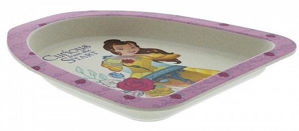 SET PRANZO PRINCIPESSA BELLE IN MATERIALE ORGANICO (BAMBÚ) DISNEY ENCHANTING