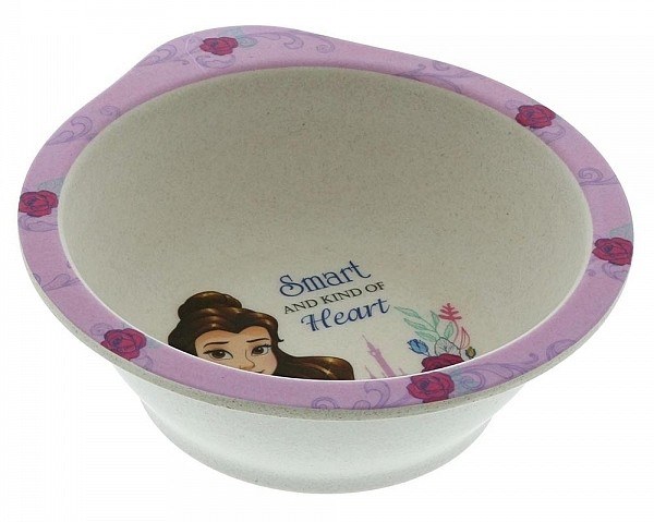 SET PRANZO PRINCIPESSA BELLE IN MATERIALE ORGANICO (BAMBÚ) DISNEY ENCHANTING