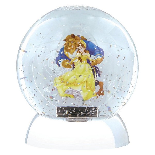 PALLA DI NEVE BELLE E LA BESTIA DISNEY HOLIDAZZLER DEPT.56