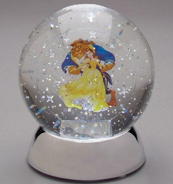 PALLA DI NEVE BELLE E LA BESTIA DISNEY HOLIDAZZLER DEPT.56