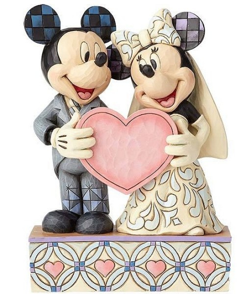 IL MATRIMONIO DI DUE ANIME E UN CUORE DISNEY TRADITIONS TOPOLINO E MINNIE
