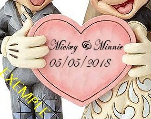 IL MATRIMONIO DI DUE ANIME E UN CUORE DISNEY TRADITIONS TOPOLINO E MINNIE