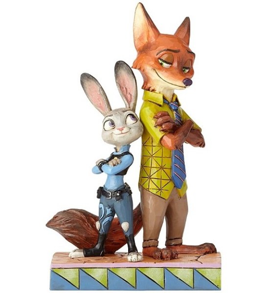 ZOOTOPIA JUDY E NICK DISNEY TRADITIONS JIM SHORE