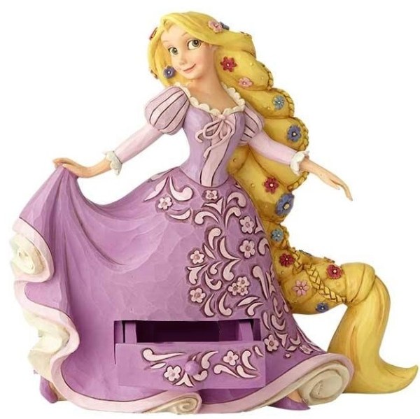 RAPUNZEL SECRET CHARM STATUINA DISNEY TRADITIONS