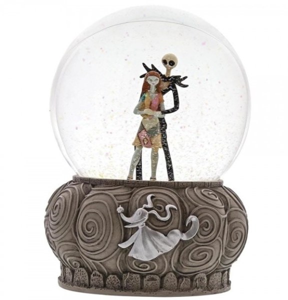 SNOWGLOBE JACK E SALLY DISNEY SHOWCASE