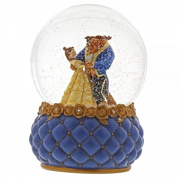 SNOWGLOBE BELLE E BESTIA DANCING DISNEY SHOWCASE