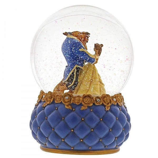 SNOWGLOBE BELLE E BESTIA DANCING DISNEY SHOWCASE