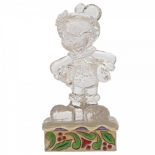 TOPOLINO GHIACCIO SCOLPITO LUMINOSO DISNEY TRADITIONS