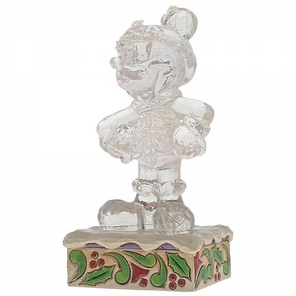 TOPOLINO GHIACCIO SCOLPITO LUMINOSO DISNEY TRADITIONS