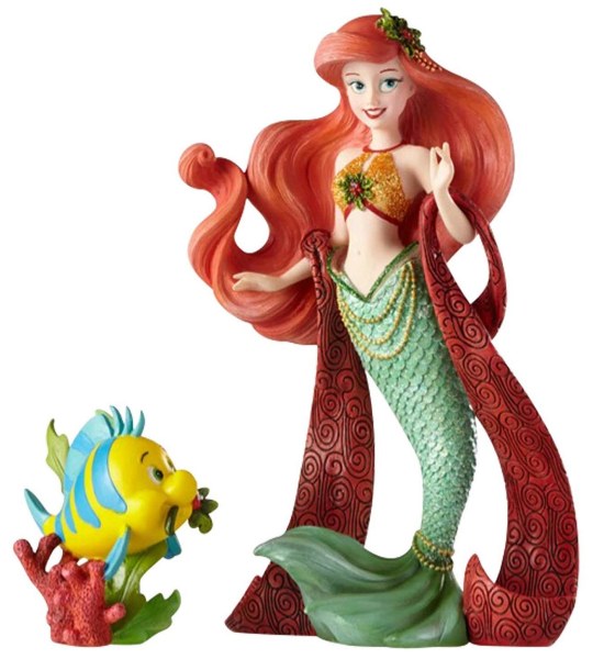 ARIEL E FLOUNDER NATALE DISNEY HAUTE COUTURE SHOWCASE