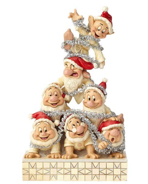I SETTE NANI WHITE WOODLAND DISNEY TRADITIONS