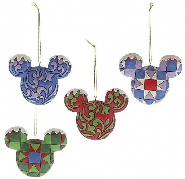 LOTTO 4 SOSPENSIONI TOPOLINO DISNEY TRADITIONS