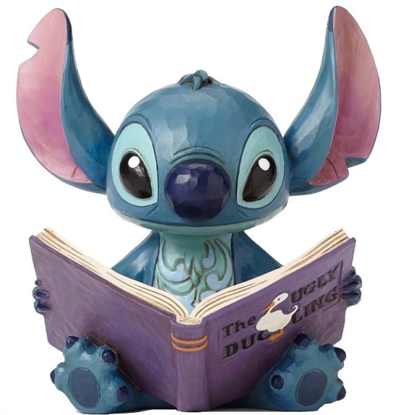 STITCH CON LO STORYBOOK DISNEY TRADITIONS JIM SHORE