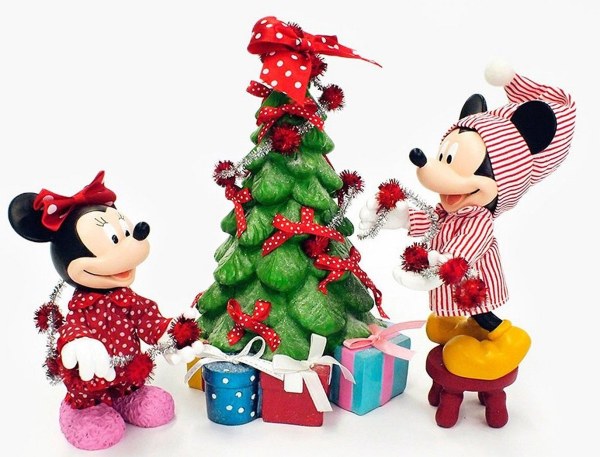 TOPOLINO MINNIE E L'ALBERO DI NATALE DISNEY DEPT.56