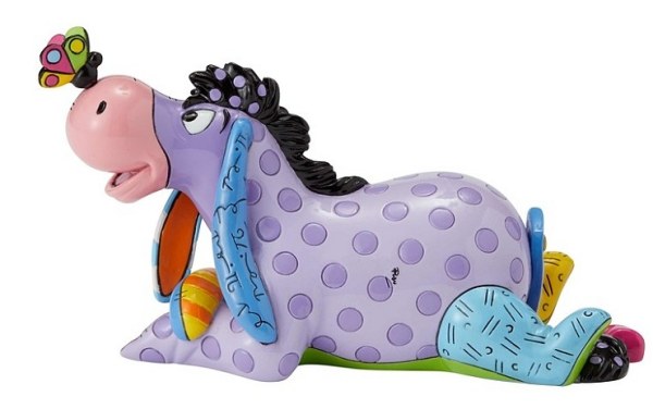 MINI STATUINA IH-OH E LA FARFALLA DISNEY BRITTO