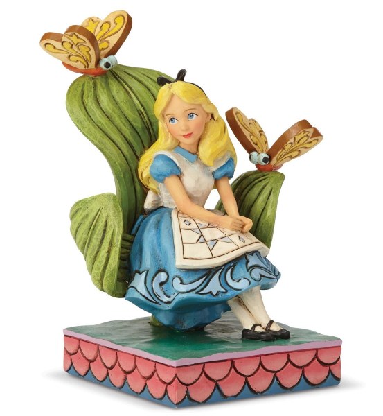 ALICE NEL PAESE DELLE MERAVIGLIE STATUINA DISNEY TRADITIONS