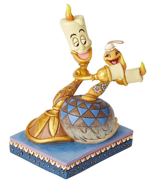 LUMIERE E SPOLVERINA DISNEY TRADITIONS JIM SHORE