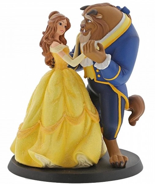 LA BELLA E LA BESTIA CAKE TOPPER DISNEY ENCHANTING
