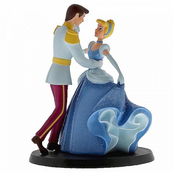 CENERENTOLA E IL PRINCIPE AZZURRO CAKE TOPPER DISNEY ENCHANTING
