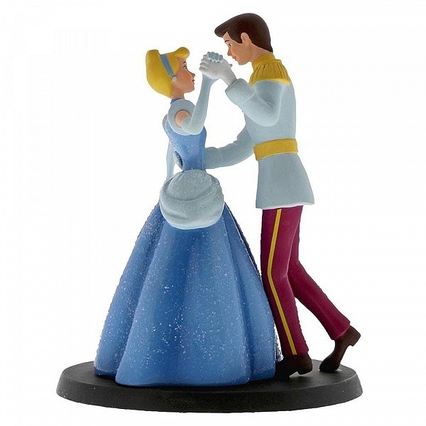 CENERENTOLA E IL PRINCIPE AZZURRO CAKE TOPPER DISNEY ENCHANTING