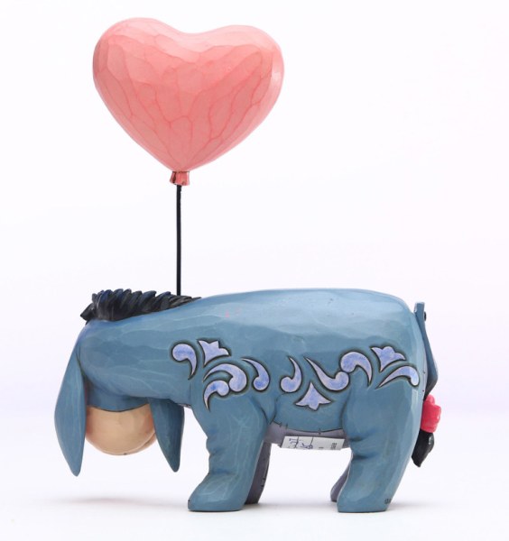 EEYORE CON PALLONCINO A CUORE - DISNEY TRADITIONS